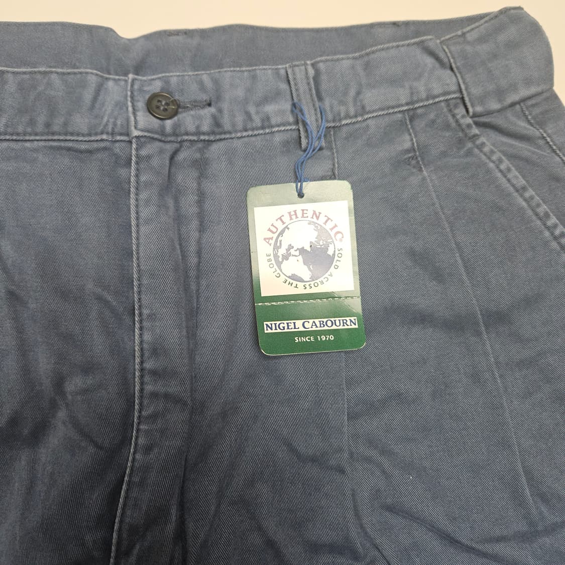 [무료배송, 새제품] 나이젤카본 투턱 코튼 팬츠 / 네이비 /L사이즈 상품이미지2