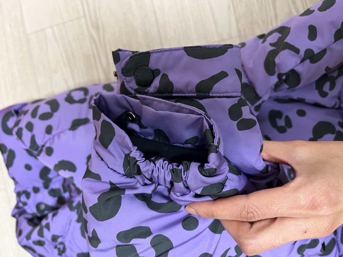 oioi 레오파드 퍼플 패딩  상품이미지9