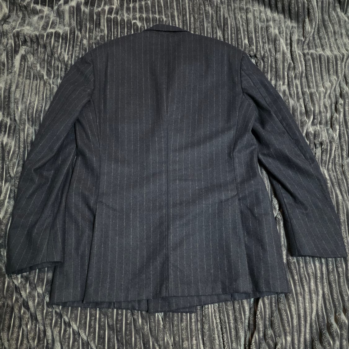 폴로 메이드 IN USA 울 스트라이프더블자켓 네이비 42L 상품이미지2