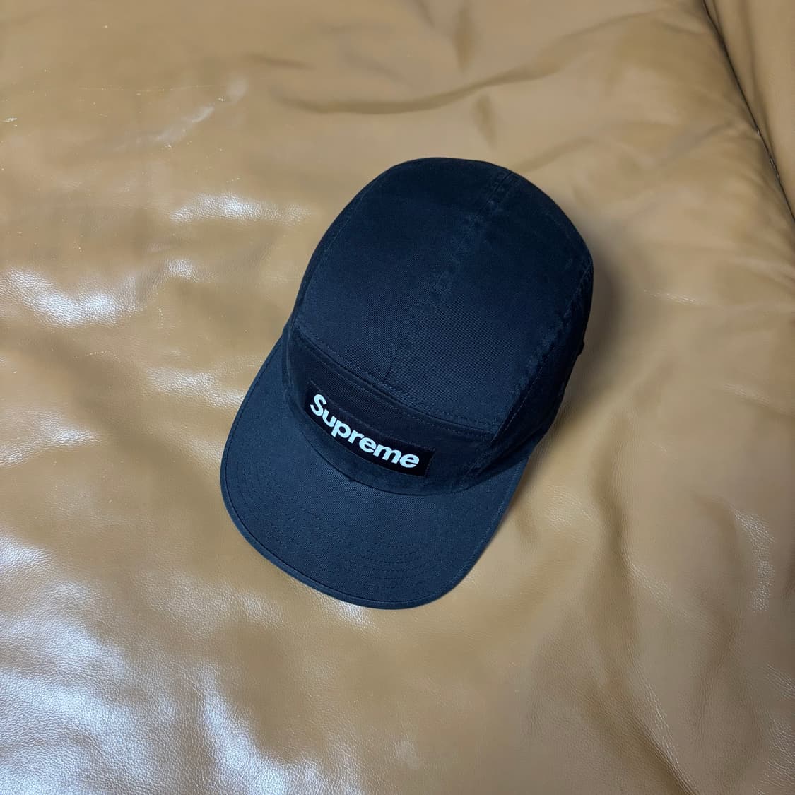 Supreme 슈프림 워시드 블랙 캠프캡 모자 (Washed Black) 상품이미지5