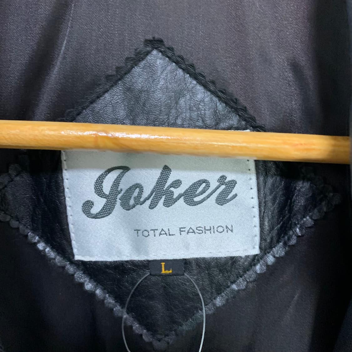 빈티지 블랙 루즈핏 양가죽 리얼레더 자켓 남성 L 남녀공용 하프코트 상품이미지7