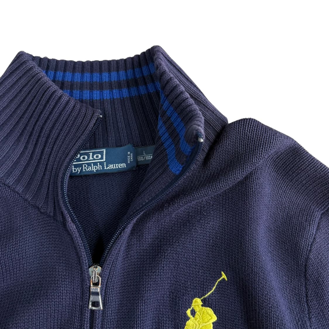 폴로 니트집업 상품이미지2