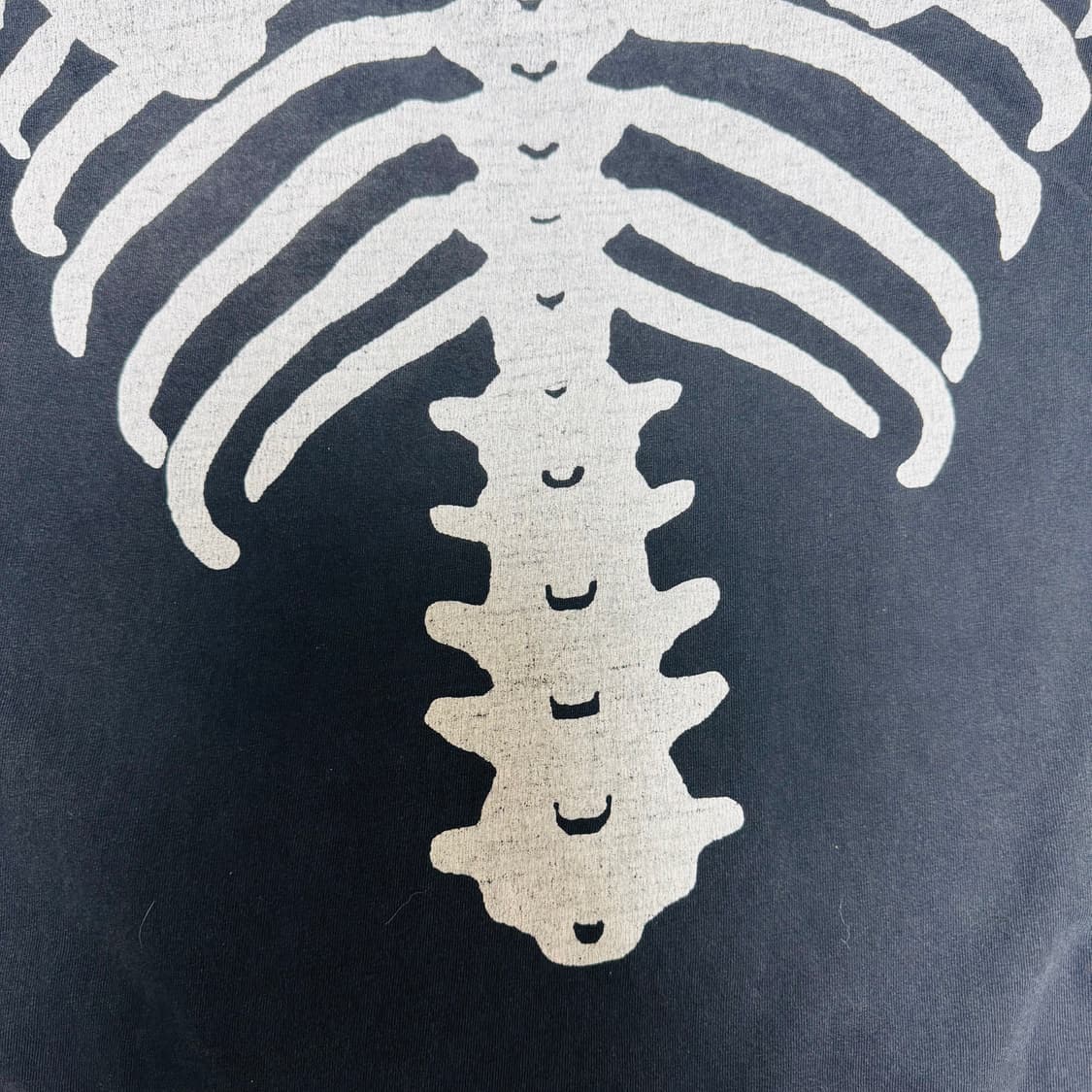 캐피탈 투톤 빅 포켓 티셔츠 키나리 블랙 Free 상품이미지5