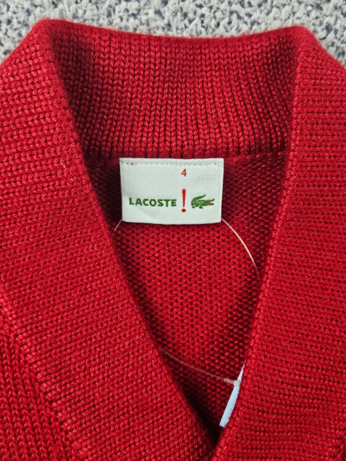 라코스테 부클 빅로고 크리켓 니트 스웨터 (4[100]) / 11311 상품이미지7