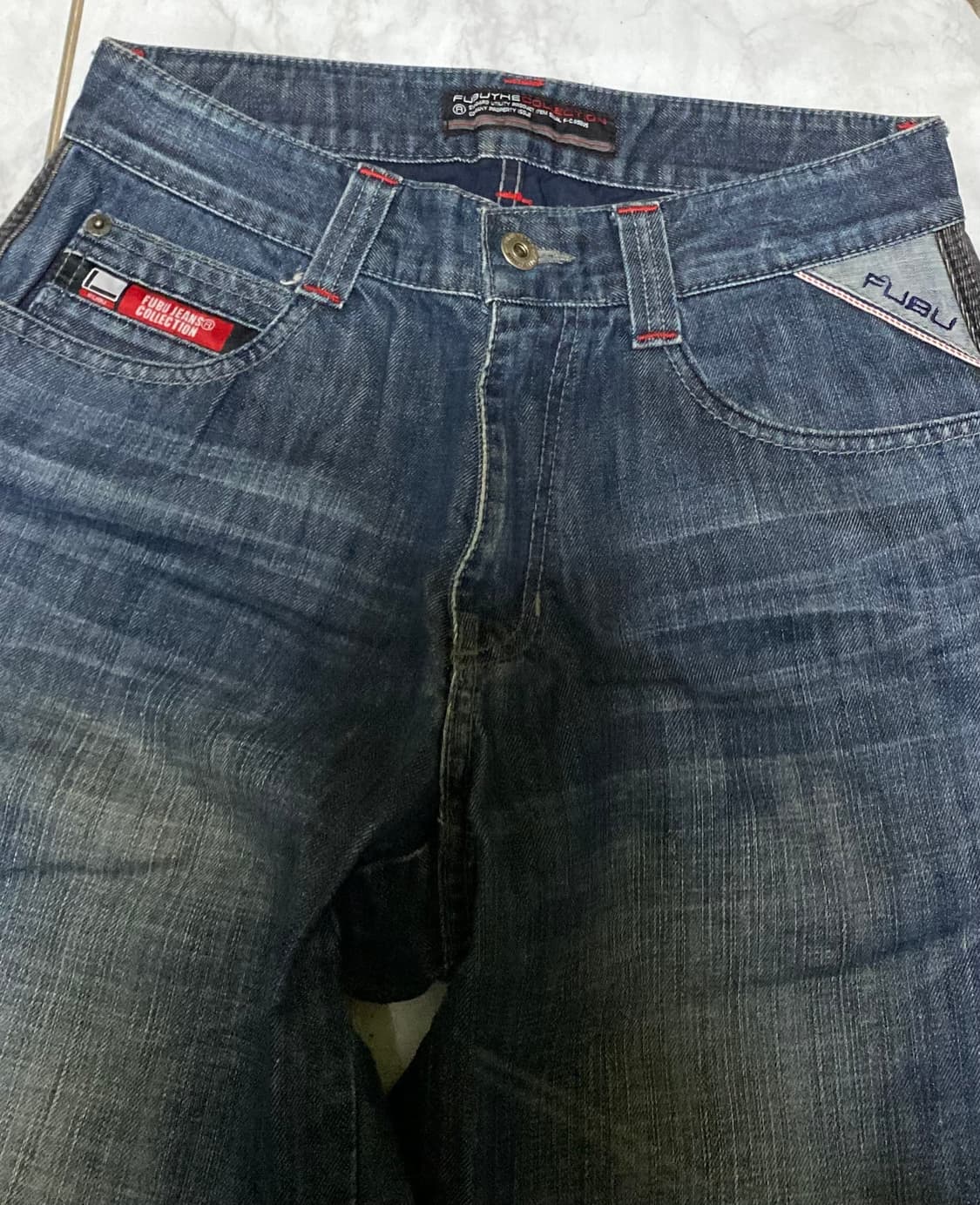 FUBU 푸부 올드스쿨 데님 힙합 바지 30인치 상품이미지4