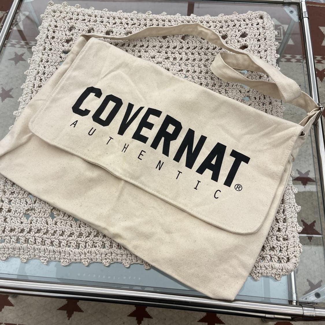 커버낫 어센틱 빈티지 캐주얼 캔버스 크로스백 C10445 상품이미지3