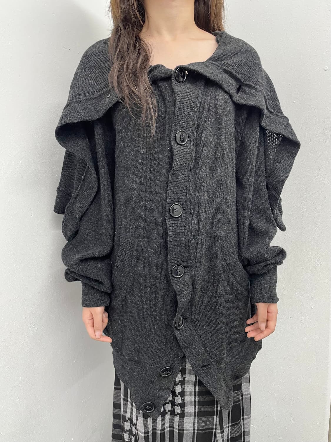 주카 울 버튼 디테일 가디건 상품이미지1