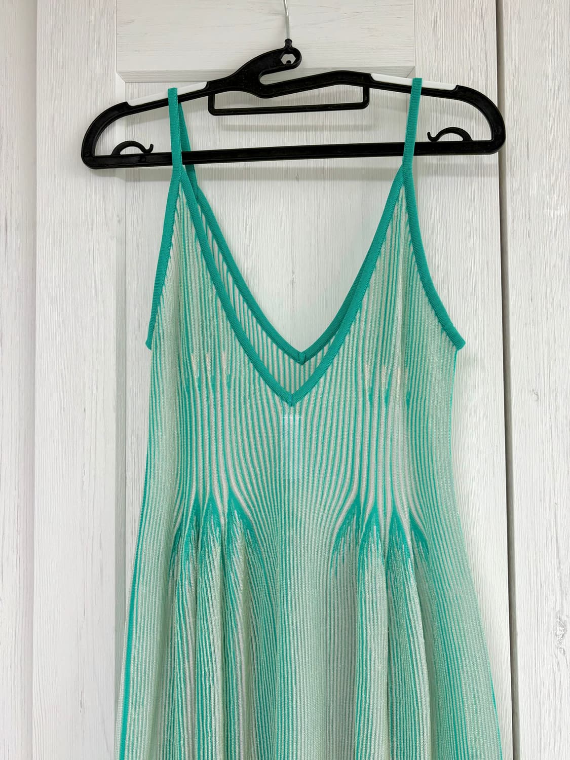 CFCL 민트색 플리츠 원피스 상품이미지5