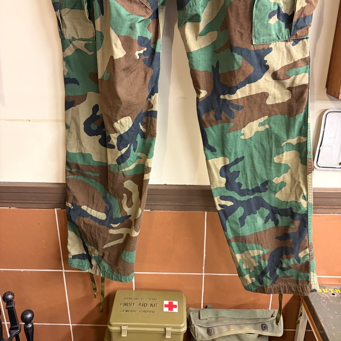 US Woodland BDU Pants M-L Size 260505-3 상품이미지7