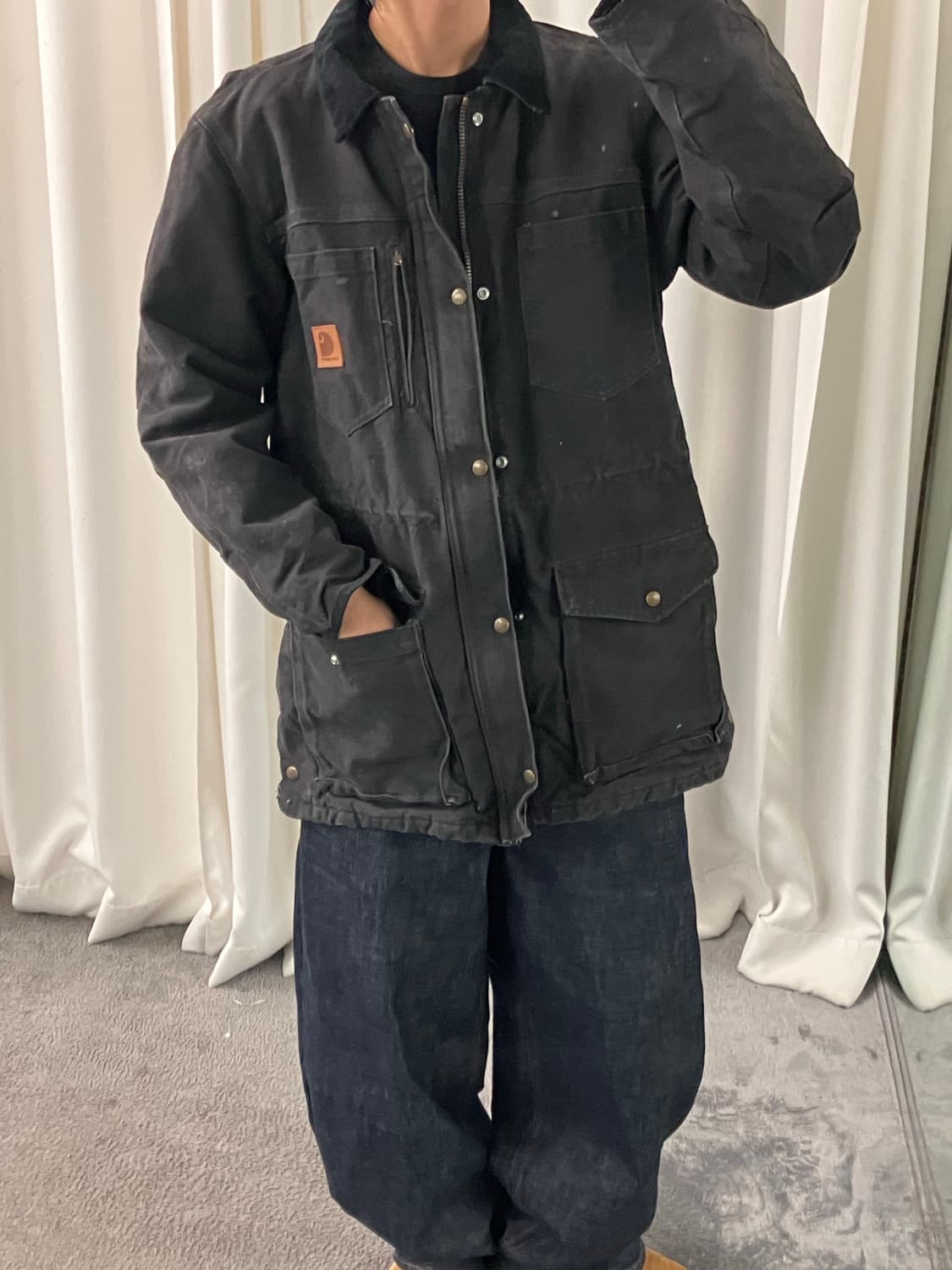 칼하트 샌드스톤 랜처코트 M 상품이미지7