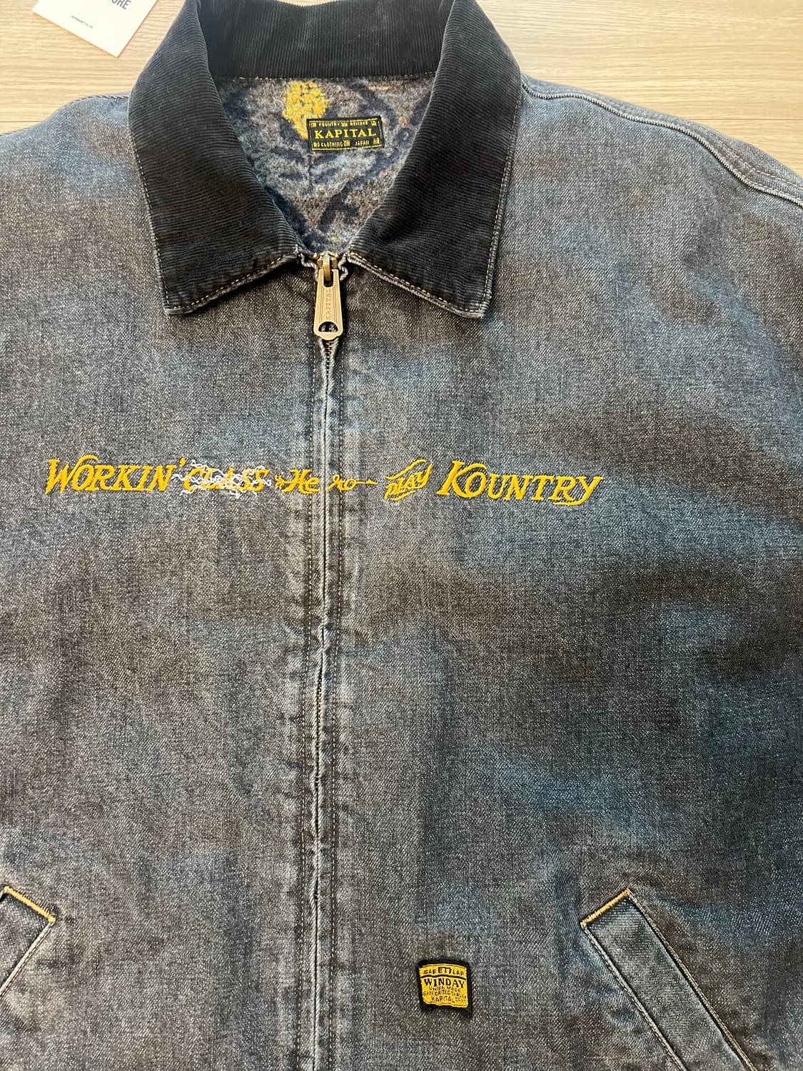캐피탈 티백 드리즐러 키나리 데님 자켓 / 4 상품이미지5