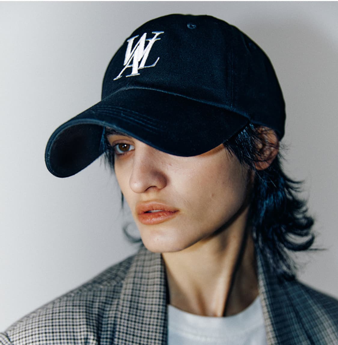  우알롱 딥 시그니처 로고 볼캡 블랙 상품이미지2