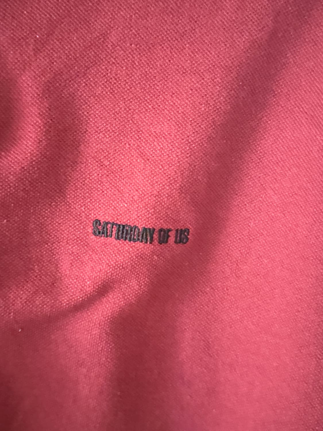 STU  PK 폴로 셔츠 버건디 긴팔 상품이미지4