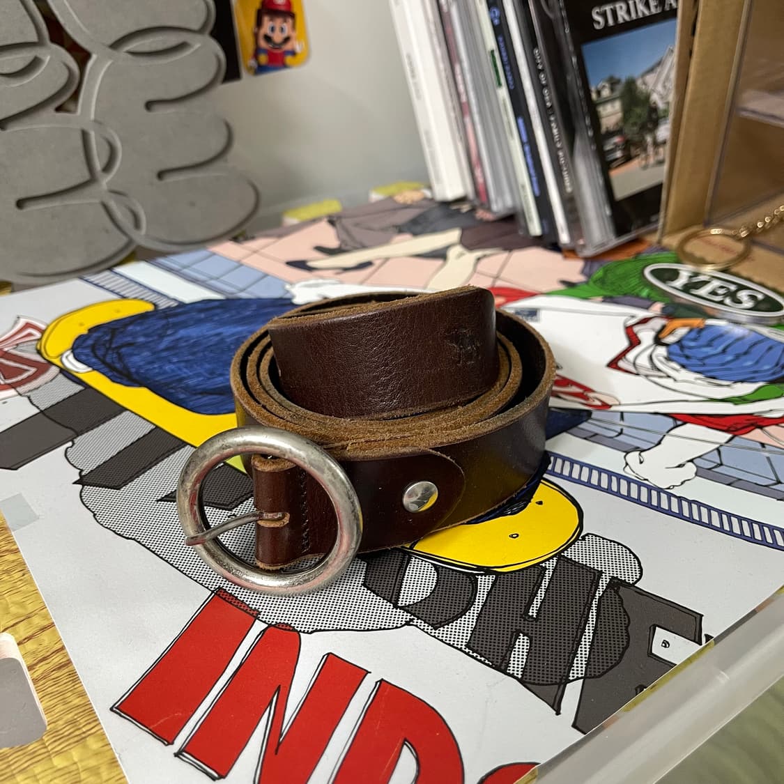 아베크롬비 빈티지 레더 벨트 상품이미지1