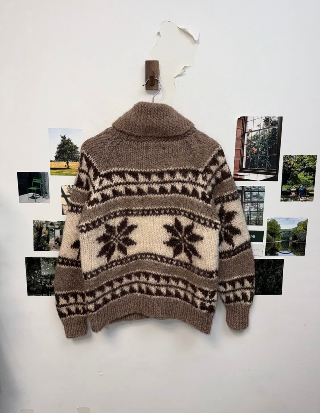 Vintage 코위찬 노르딕 가디건 상품이미지2