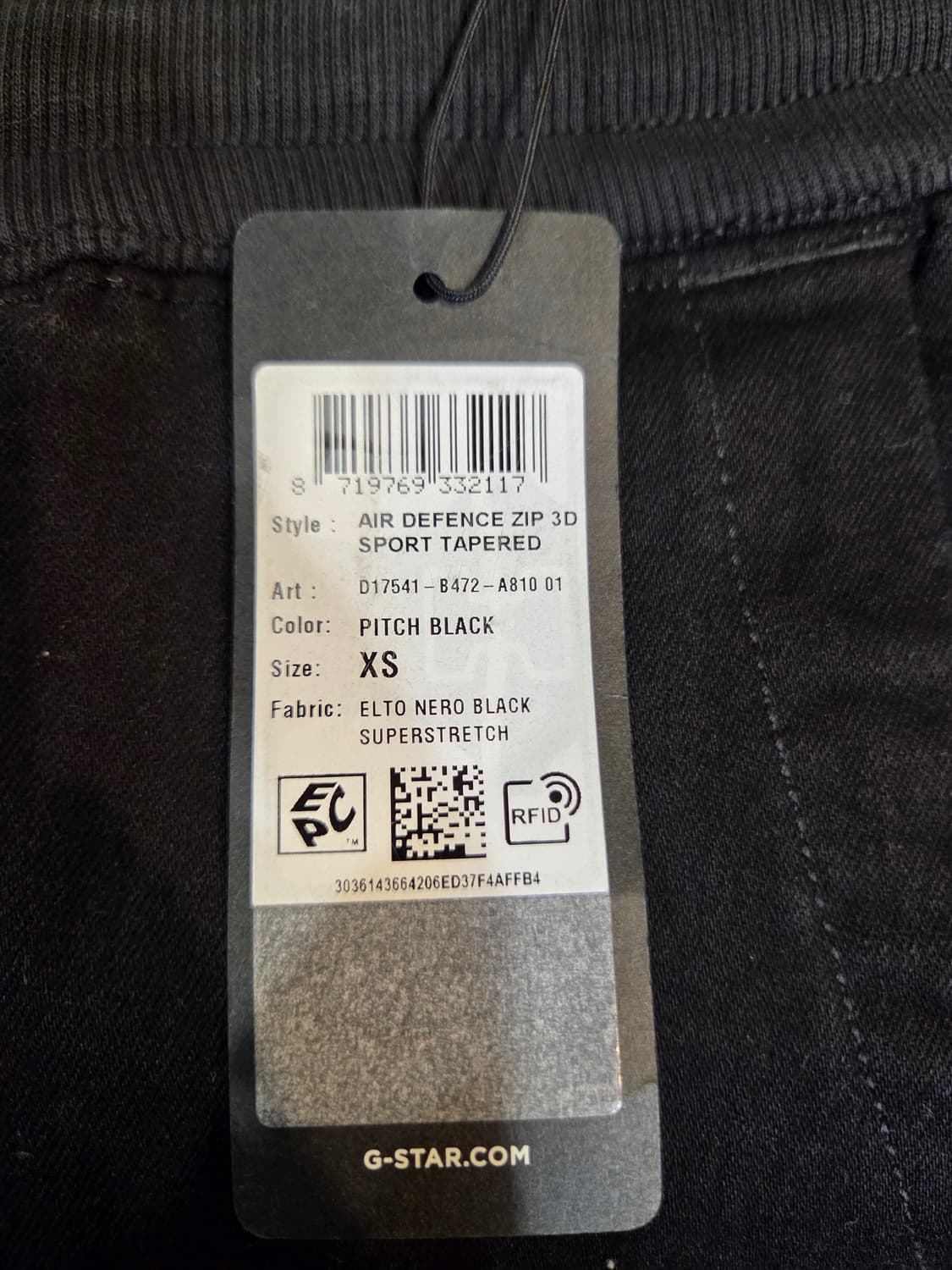 G-Star Raw 블랙 조거 팬츠(XS)남여공용 상품이미지8