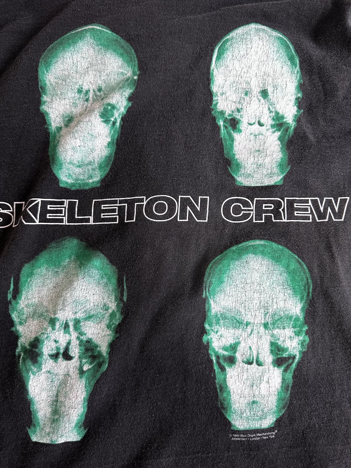 90s og ‘타입 오 네거티브’ skeleton crew 밴드 롱슬리브 상품이미지5