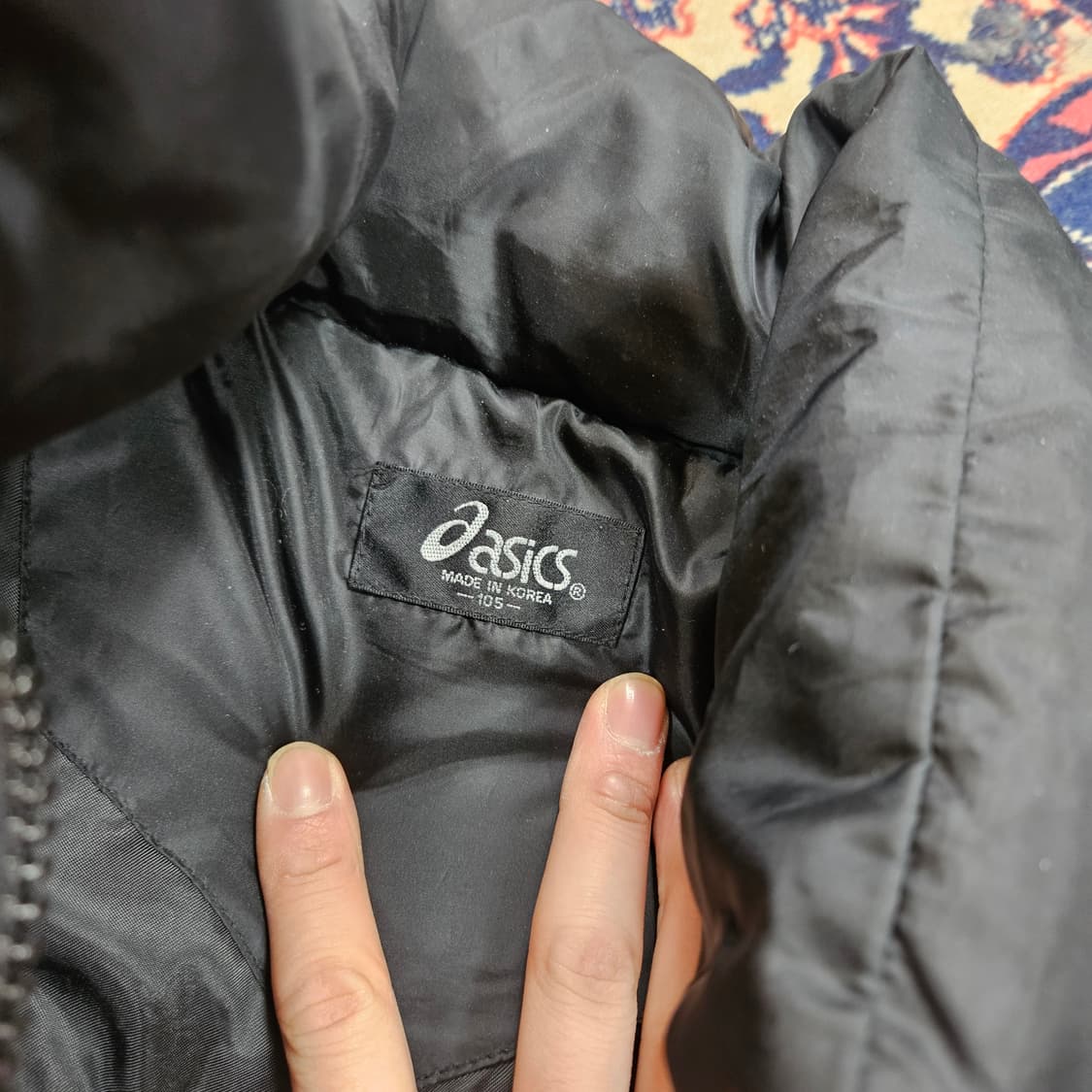 아식스(asics) 00's 올드스쿨 시그니쳐로고 덕다운 패딩베스트 상품이미지6