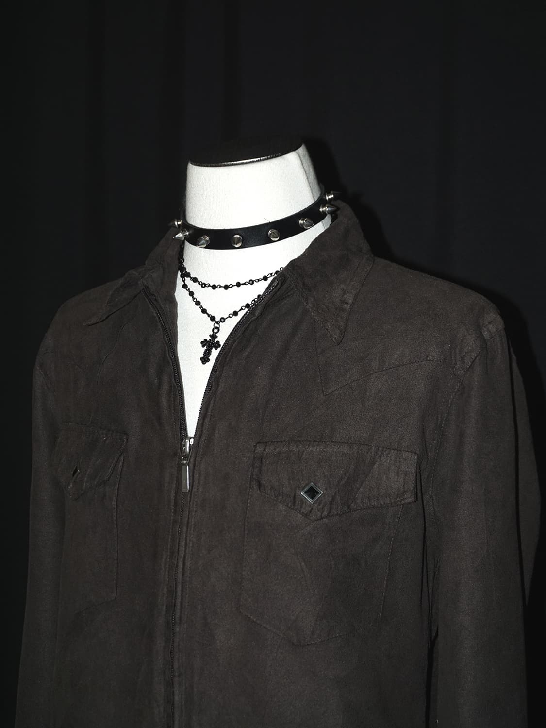 (commontage) rock chic suede jacket  상품이미지4