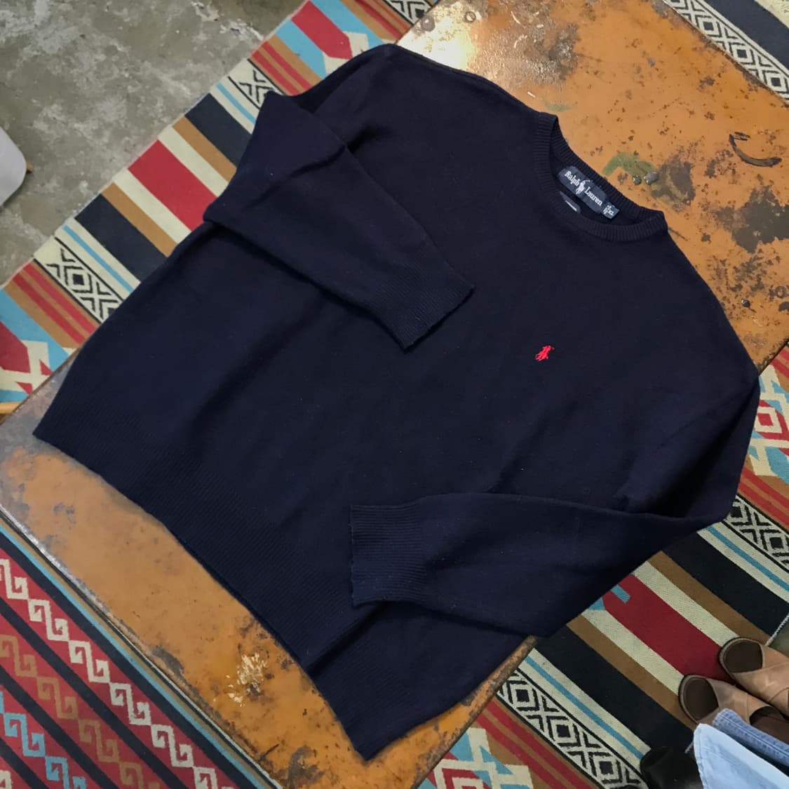 폴로랄프로렌 네이비 울 니트 남성 110  상품이미지2