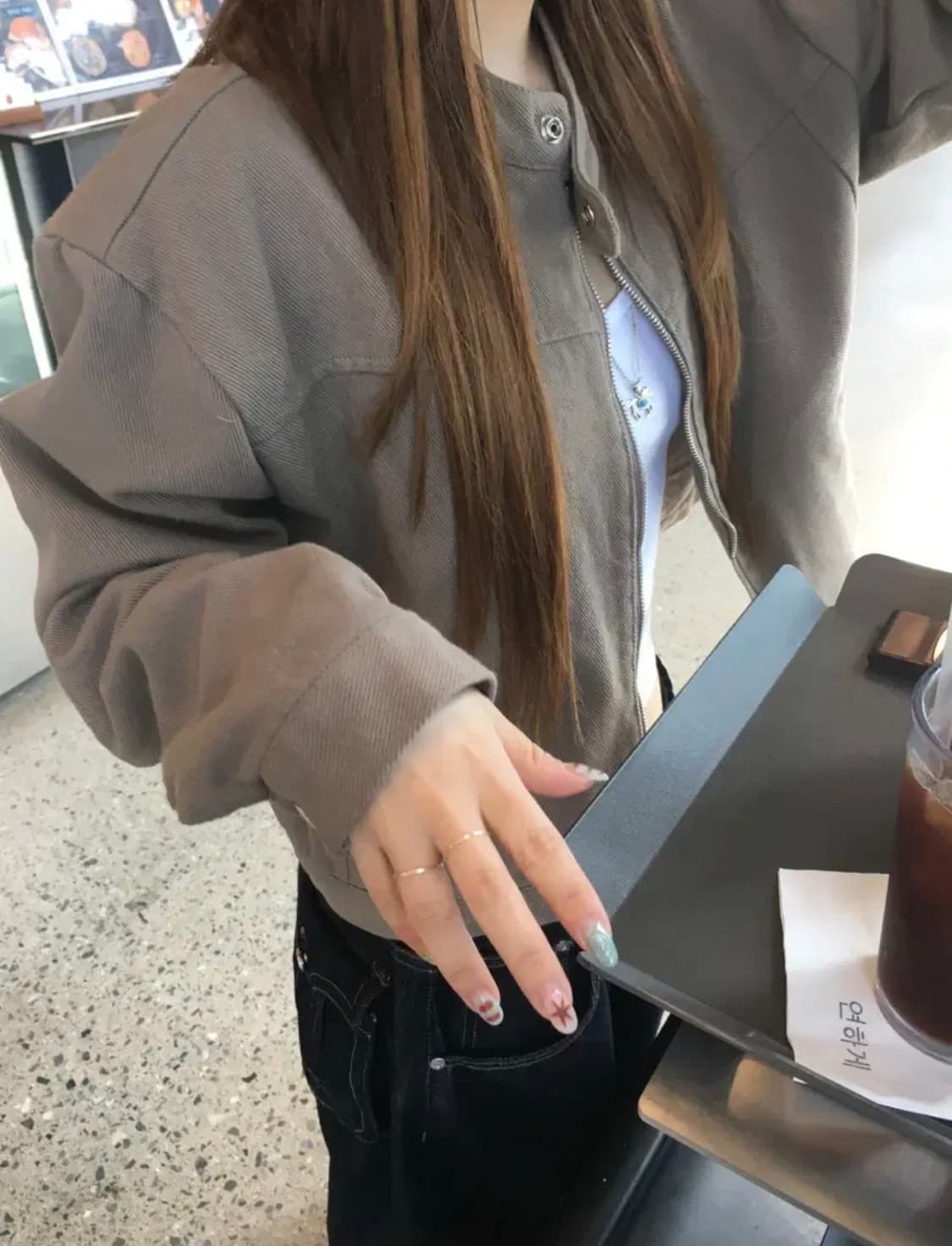 새상품) 아워캐비넷 워싱 자켓 상품이미지1