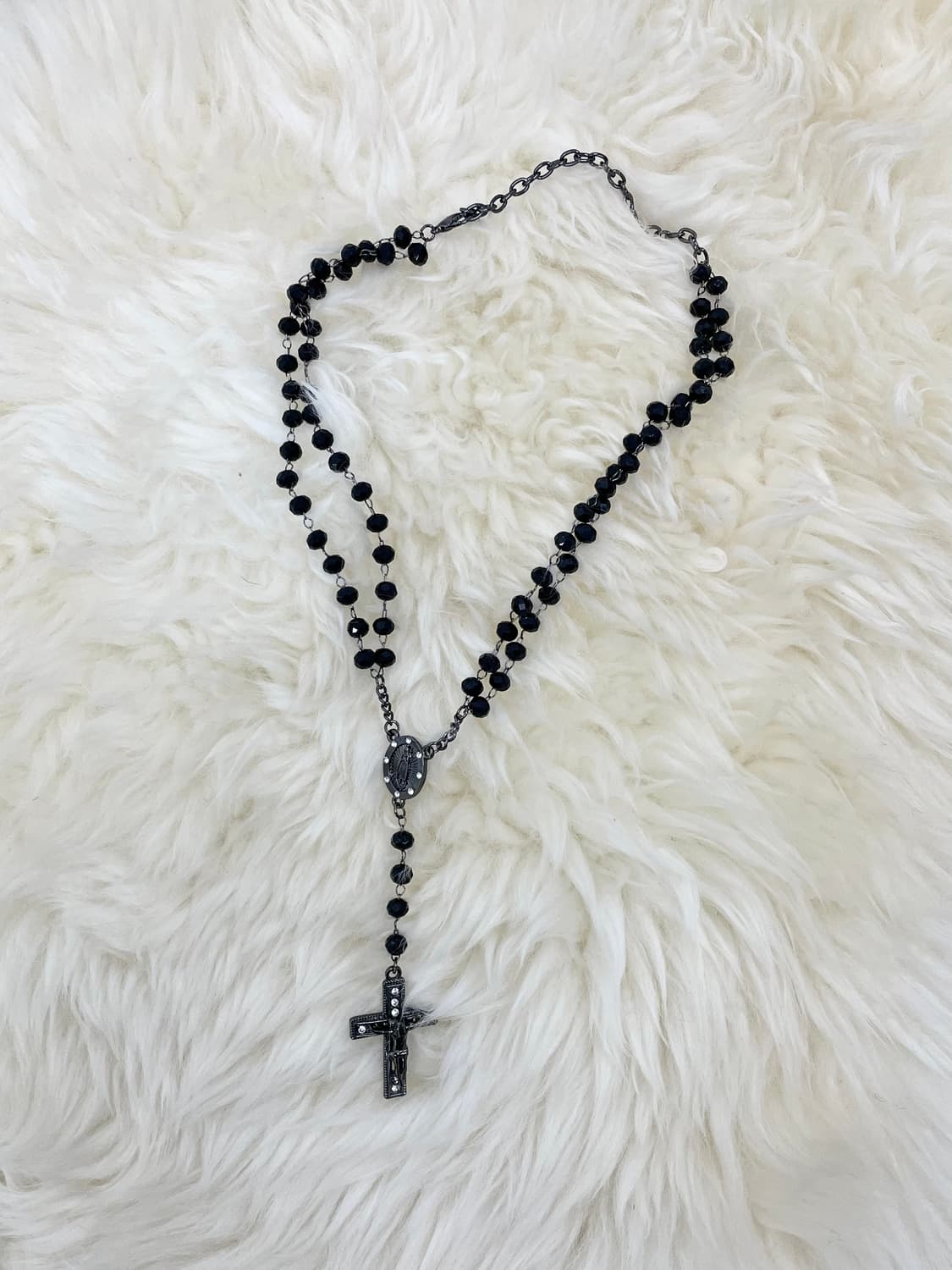 블랙 고딕 로자리오 네크리스 상품이미지3