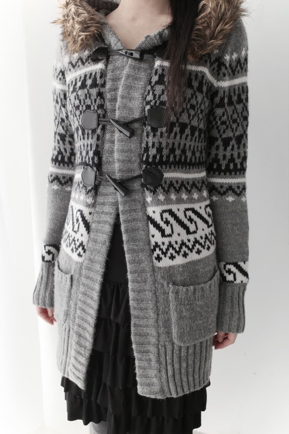 nordic duffle cardigun 상품이미지5