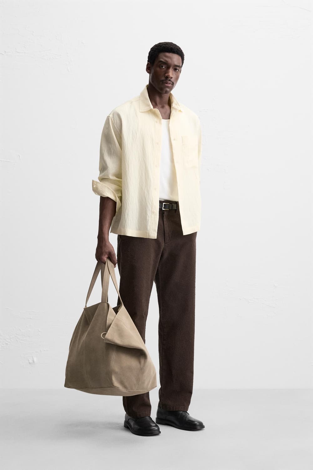 ZARA 자라 남성 여름용 스트럭처 셔츠  상품이미지2