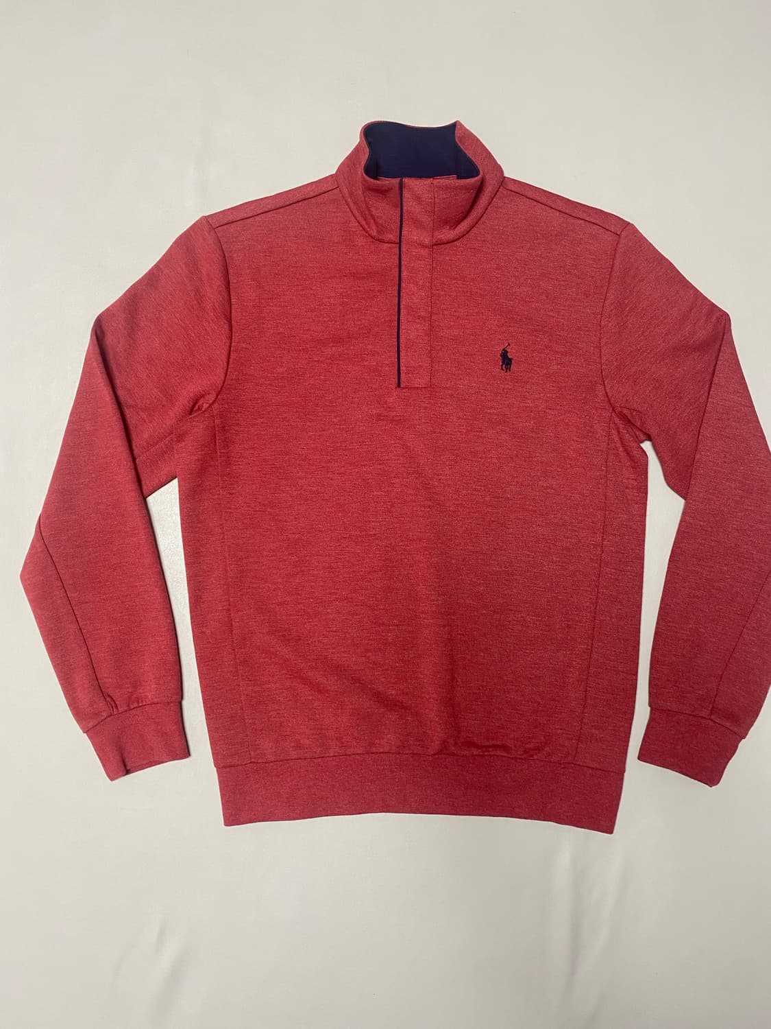 폴로 랄프로렌 쿼터 스냅 니트 레드 S 상품이미지2