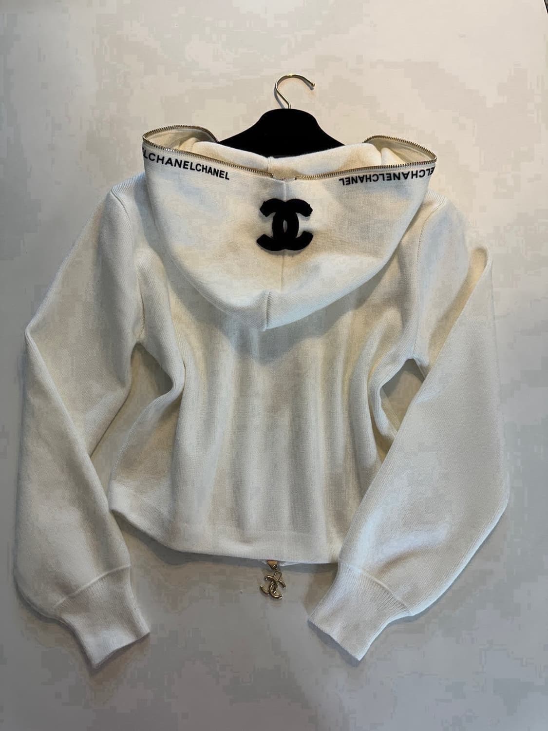 (새상품)샤넬니트집업 상품이미지7