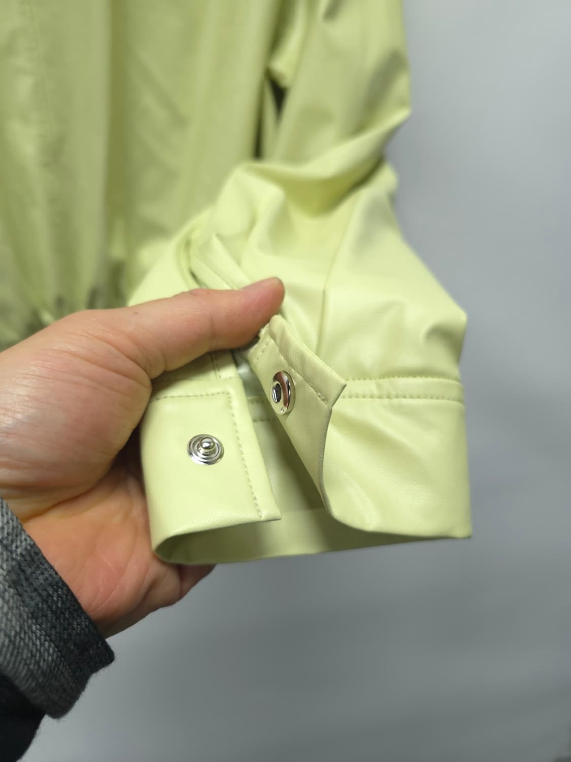 스튜디오 톰보이 아뜰리에 라인 크롭 레더 자켓(55) 상품이미지10