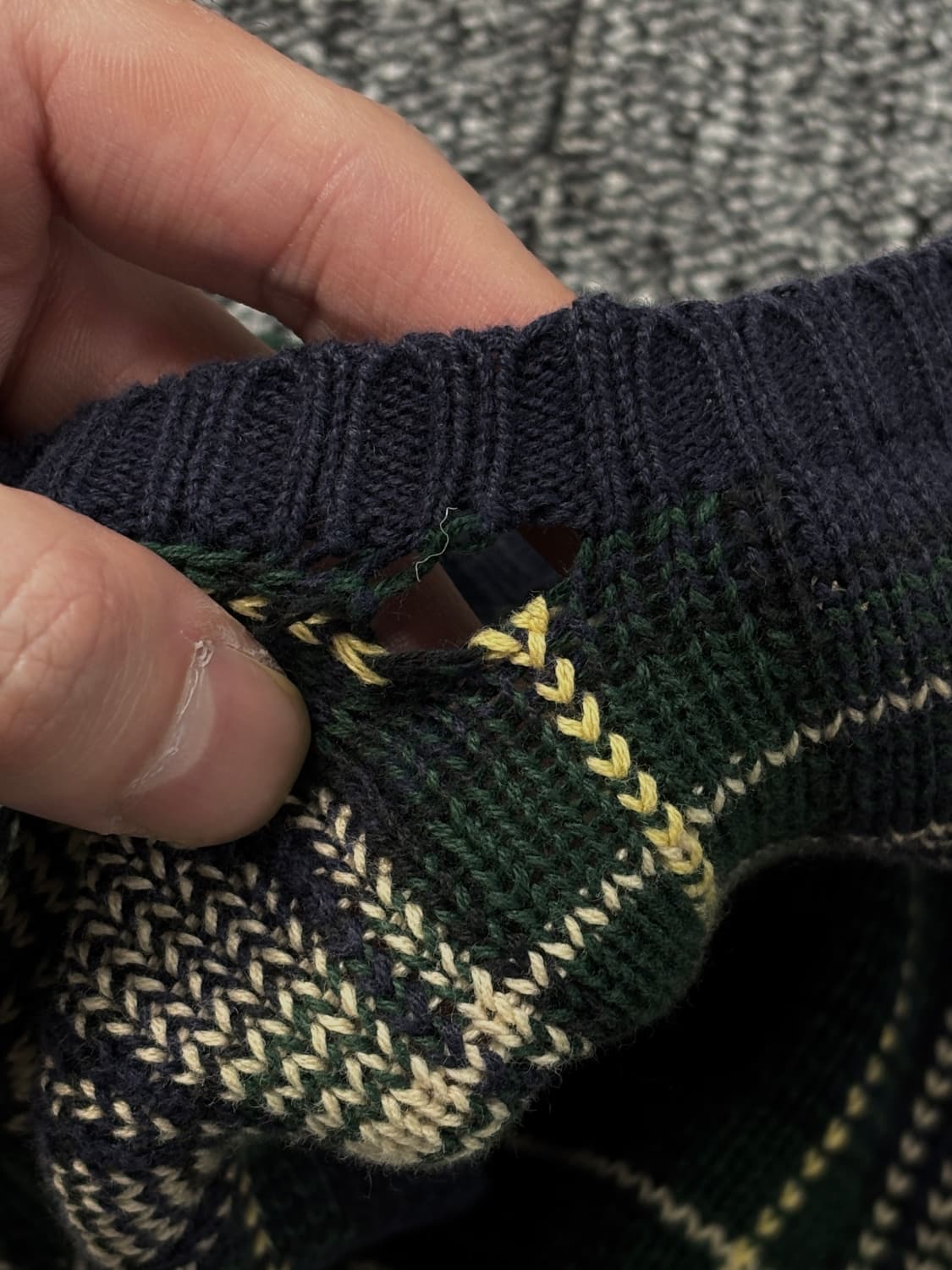 폴로 랄프로렌 체크 코튼 니트 상품이미지6