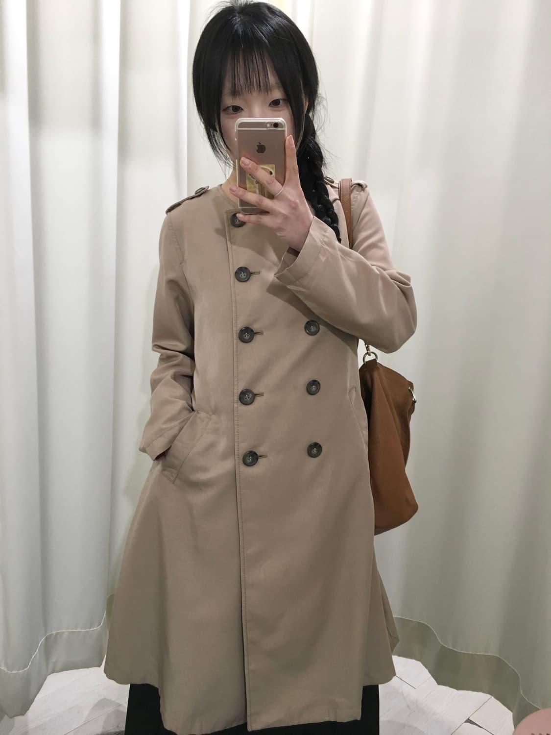 earth music trench coat 상품이미지4