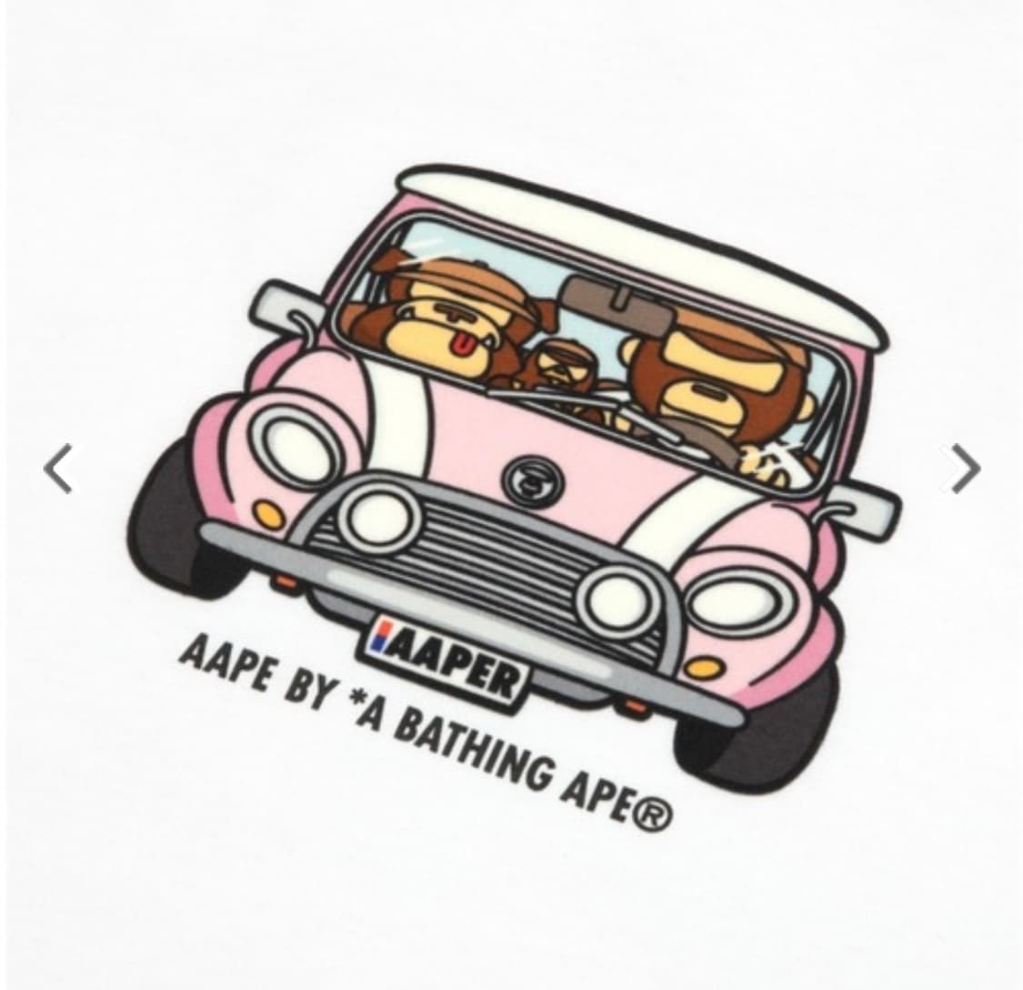 AAPE DRIVING AAPER 2 TEE 에이프 테마 에이퍼티 (M) 상품이미지4
