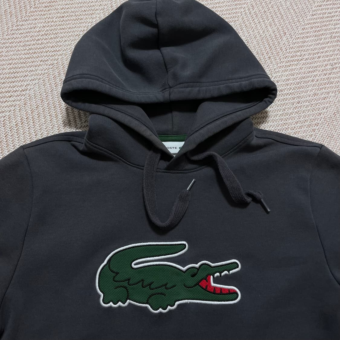 [정품] 라코스테 딥챠콜 라코스테 후드티 [ XS ] 상품이미지4