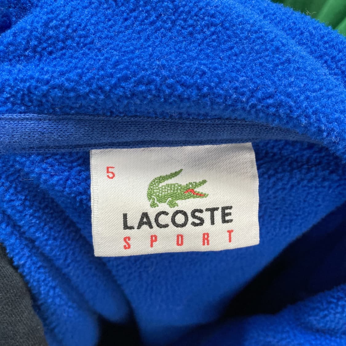 라코스테 여성기모후드집업자켓 블랙 105  상품이미지4