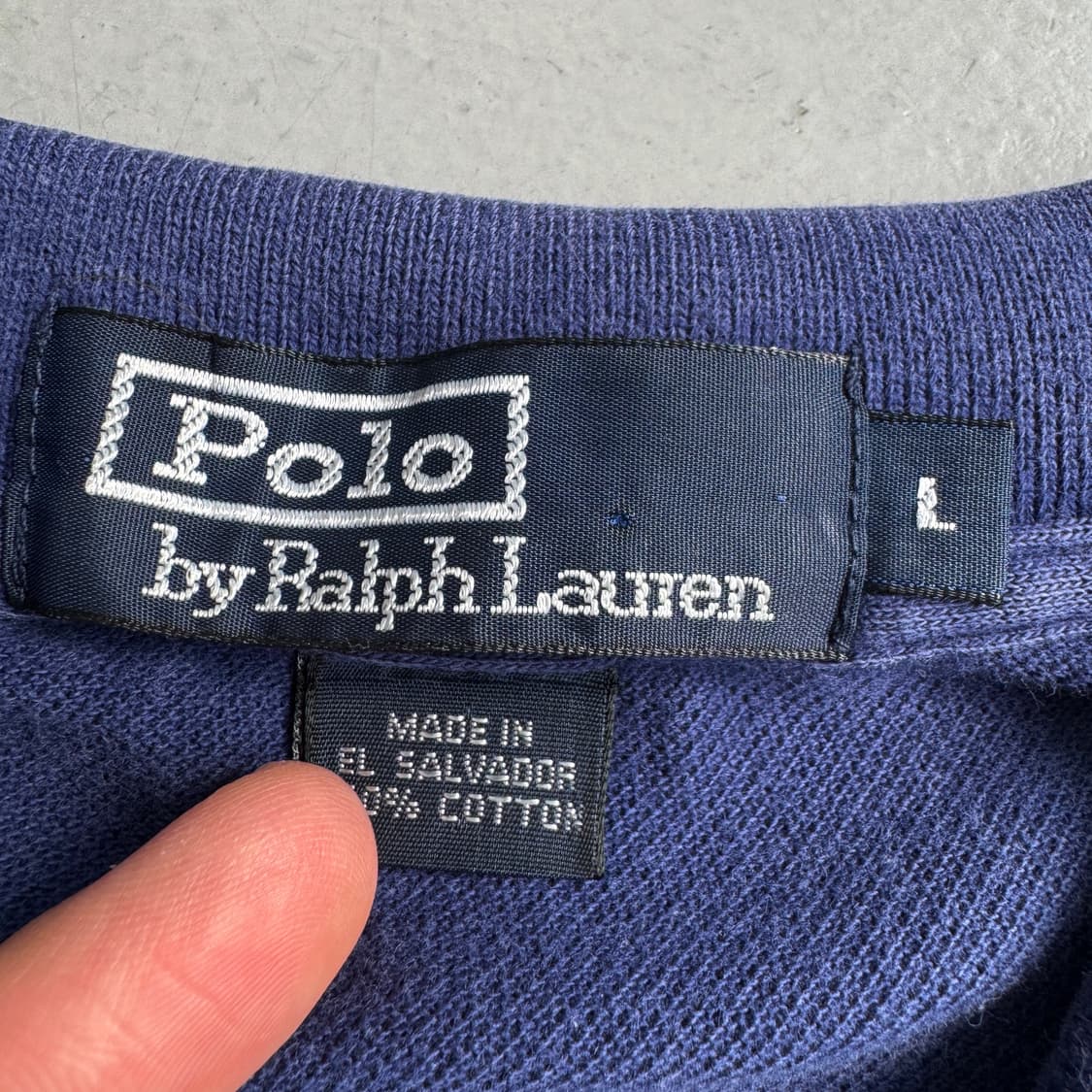 폴로 포니 PK 카라 반팔 티셔츠 네이비 상품이미지4