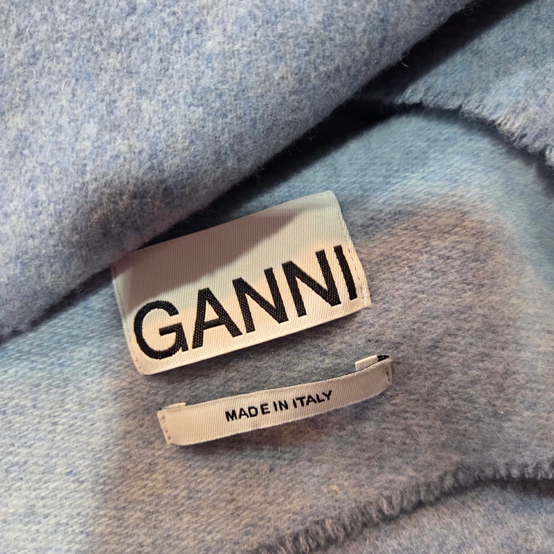 GANNI 가니 로고 프린지 머플러 상품이미지2