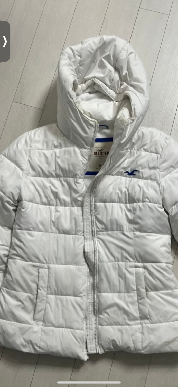 홀리스터 화이트 흰색 패딩 상품이미지1