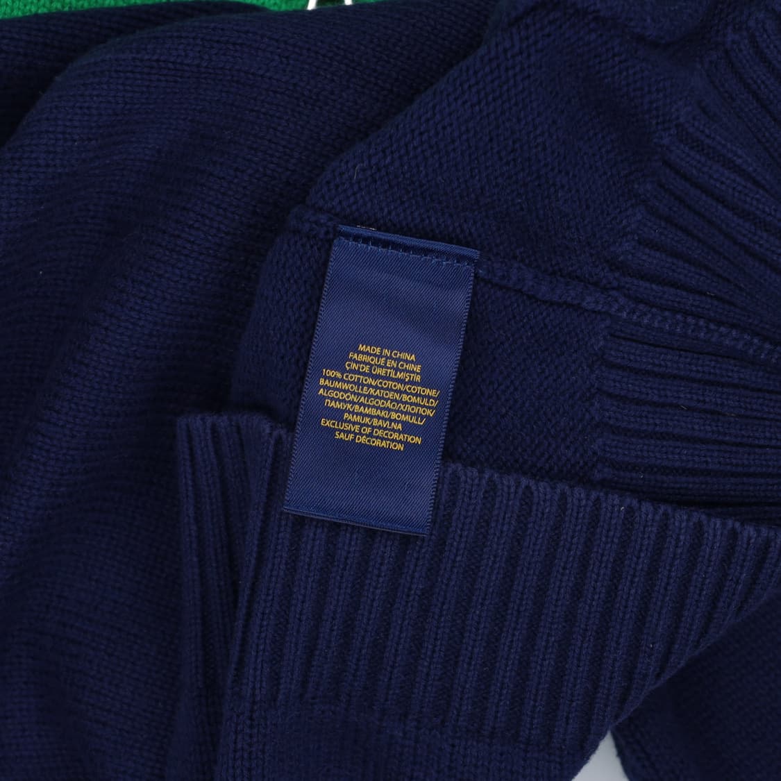 [L] 폴로 랄프로렌 빈티지 치프키프 빅와펜 니트 집업 자켓 3862 상품이미지8