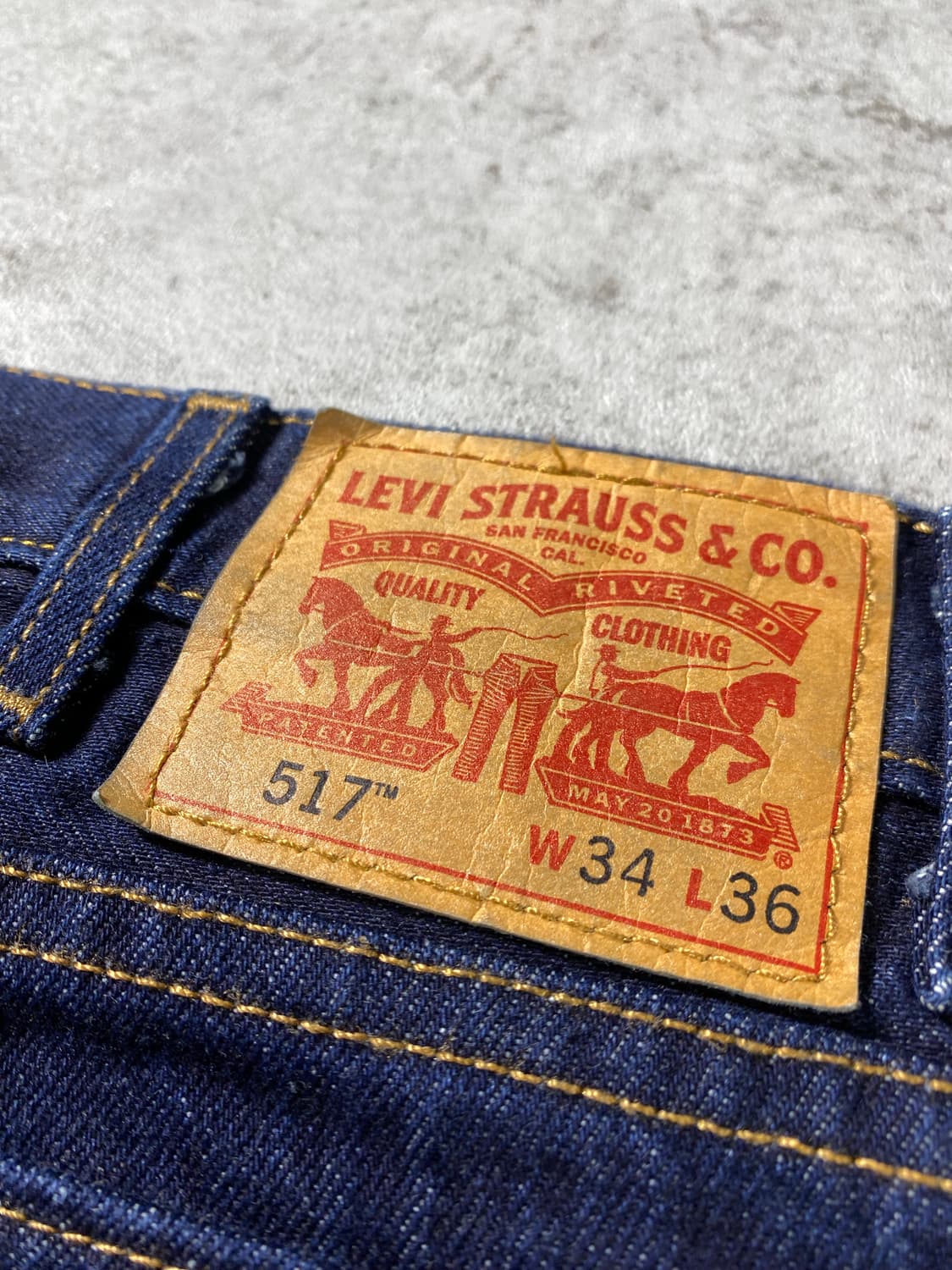[34] Levi's 517 리바이스 부츠컷 데님팬츠 상품이미지6
