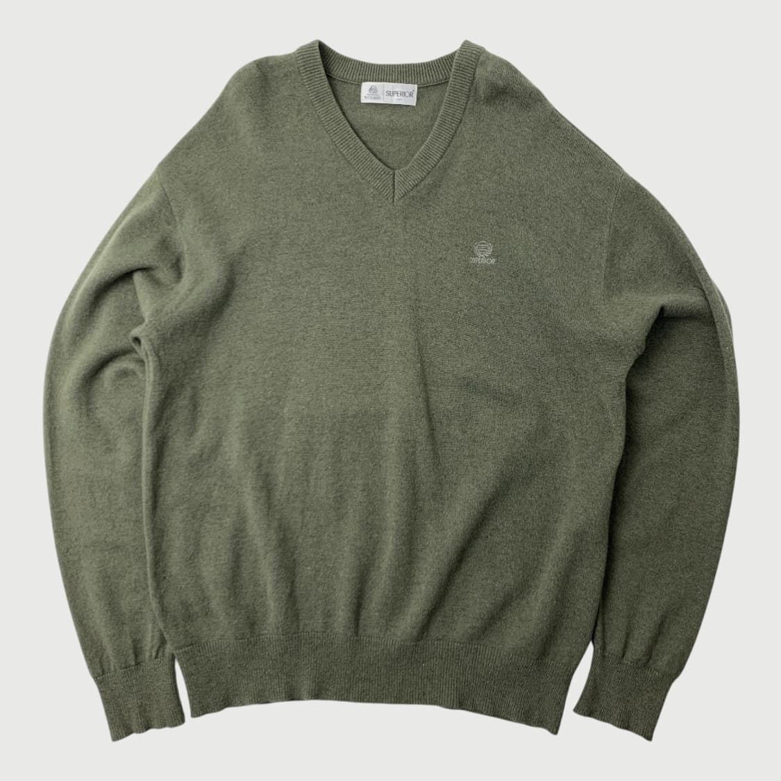 [100/정품] SUPERIOR 브이넥 울 니트 L1-0012 상품이미지1