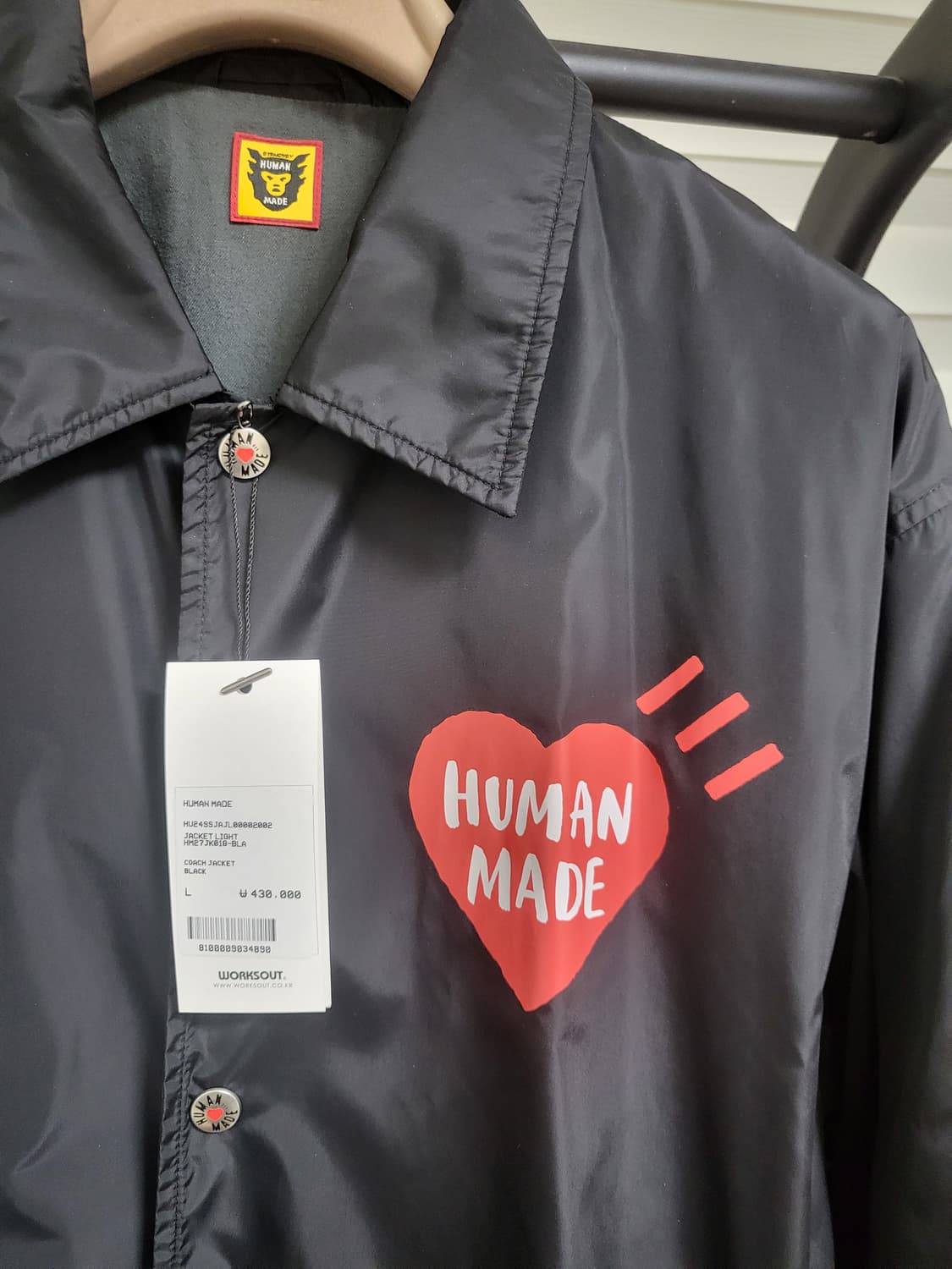 24SS 휴먼메이드 코치 자켓 L 상품이미지3
