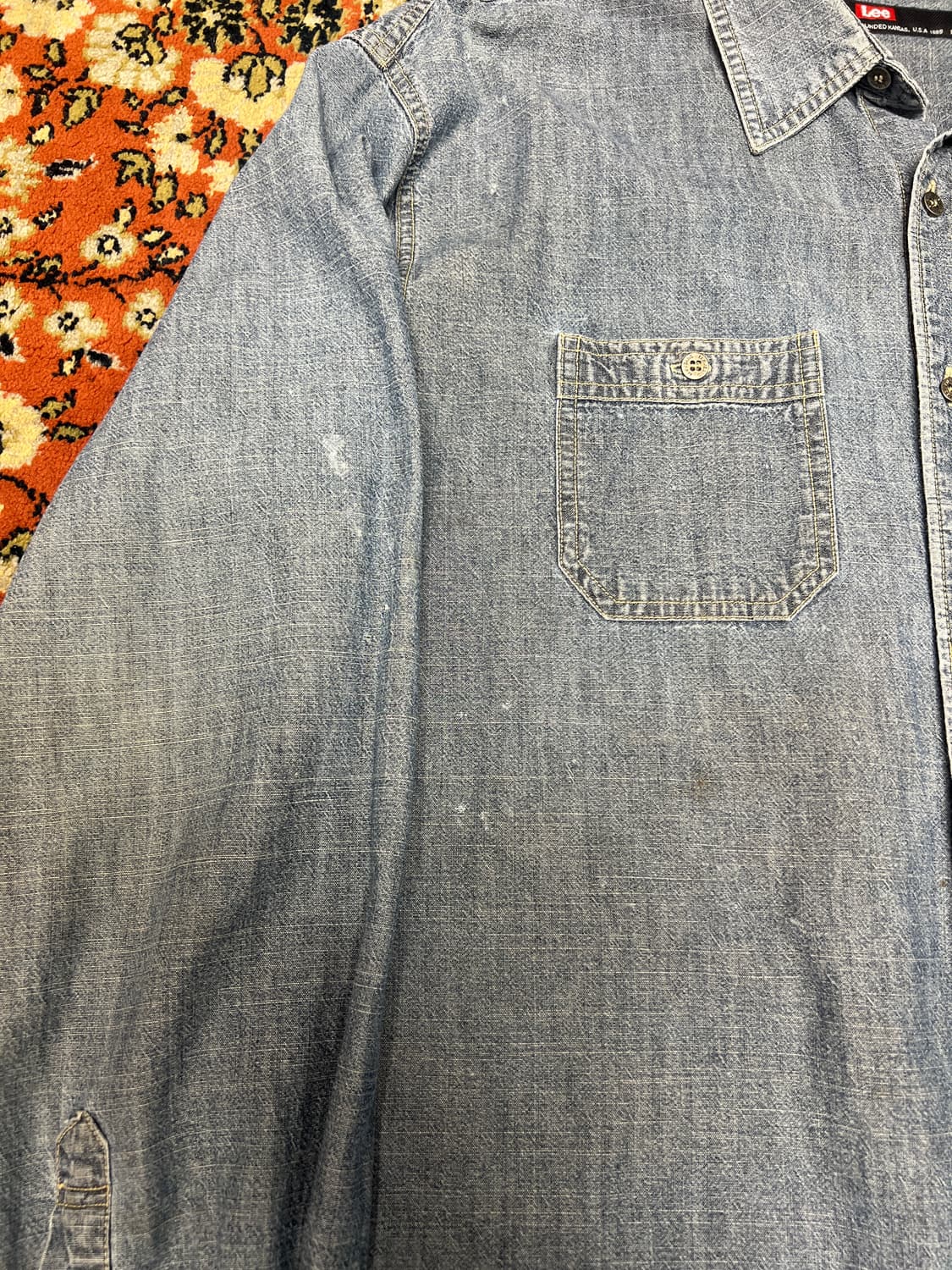 [105] 90s Lee 빈티지 데님셔츠 상품이미지5