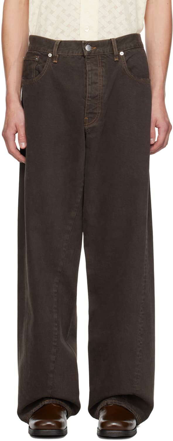 선플라워 와이드트위스트 데님 32사이즈 상품이미지1