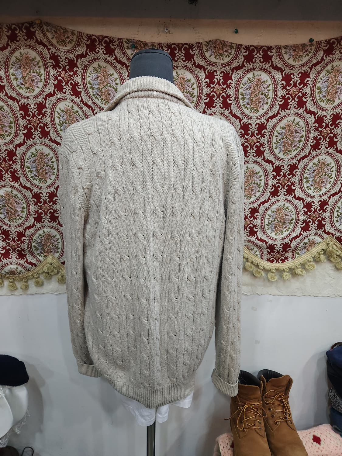 폴로 랄프로렌 터사실크 반집업 꽈배기 니트

 상품이미지9