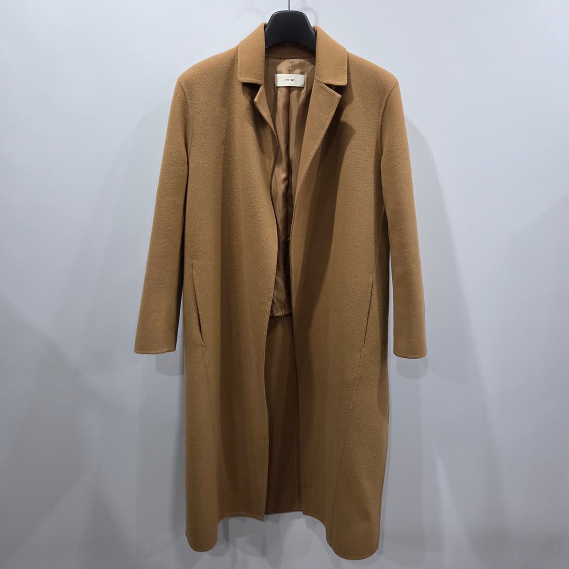 시스템 논버튼 캐시미어 블랜드 코트 82/94/160 상품이미지1