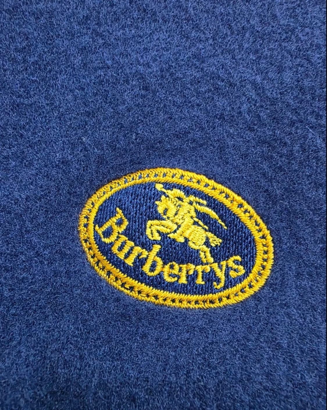 버버리 램스울 머플러 네이비 상품이미지8