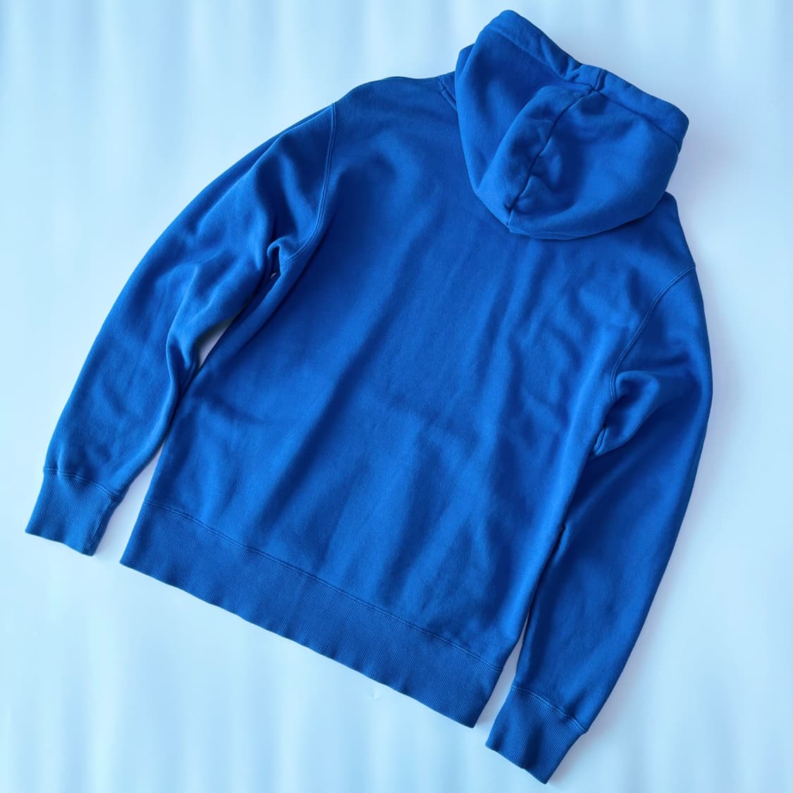 챔피온 블루 스크립트 로고 후드 티셔츠 상품이미지5