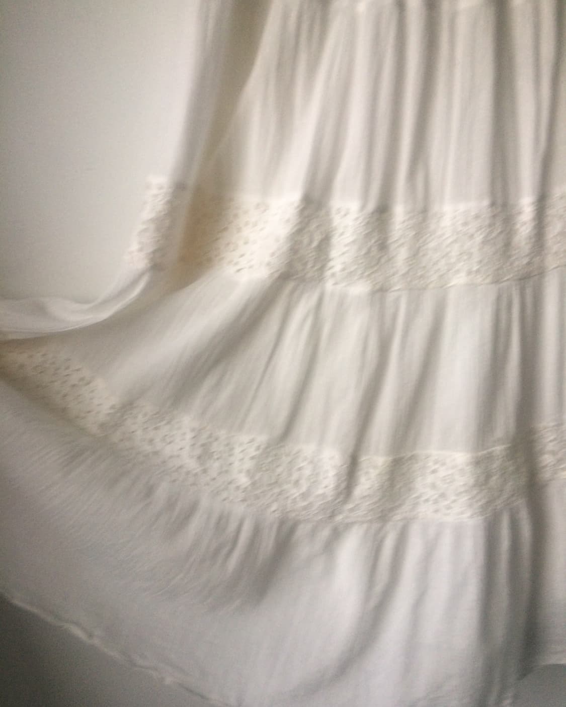 Lace layered point long skirt 상품이미지3